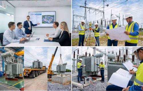 Power xtransformer installation and testing